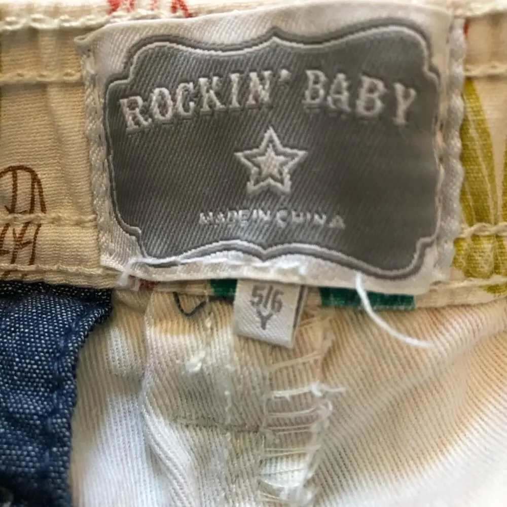 Rockin Baby Shorts Cactus Size 5/6